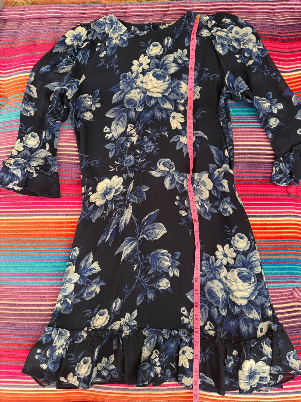 Reformation Doutzen Dress in Lotti, Size 8, Like New - Picture 13 of 13